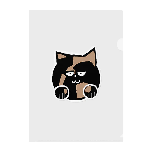 サビ猫のazuneko(あずねこ) クリアファイル