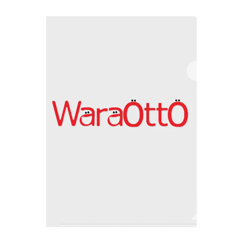 waraotto Clear File Folder