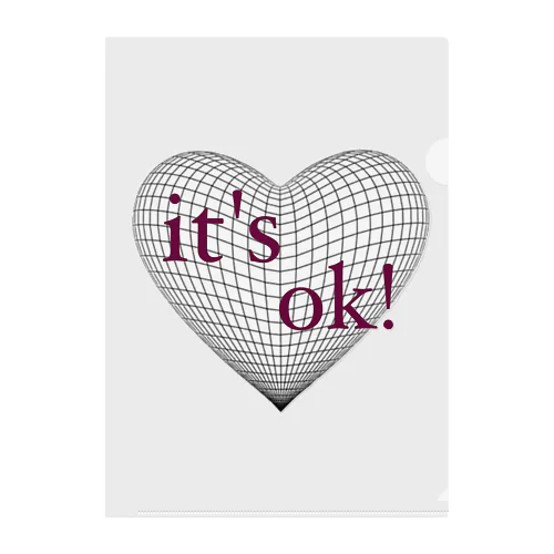 it's ok！♡ クリアファイル