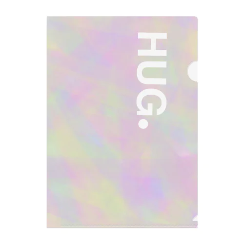 HUG.pです Clear File Folder