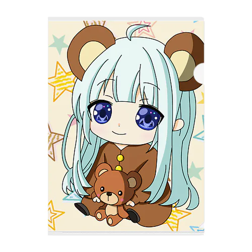 さちゃ🐻‍❄️グッズ クリアファイル