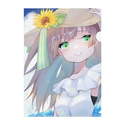 summer. Clear File Folder