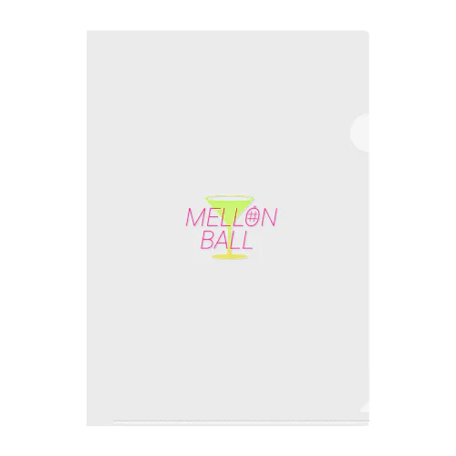mellonball goods Clear File Folder