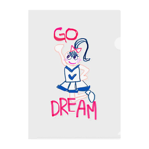 Go!Dream! Clear File Folder