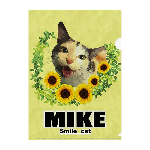 Smile cat Clear File Folder