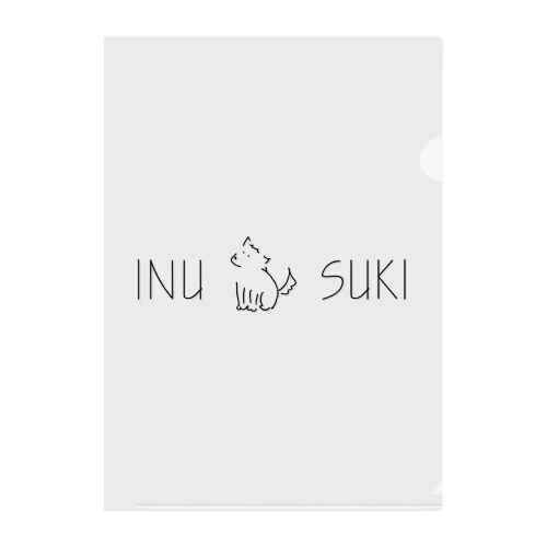 INU SUKI Clear File Folder