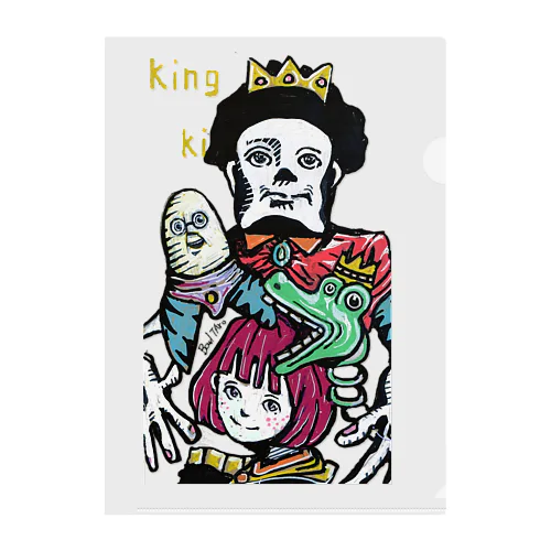 KING Clear File Folder