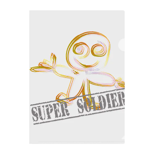 SUPER 　SOLDIER Clear File Folder