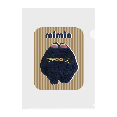 こんこんみみん*しましま* Clear File Folder