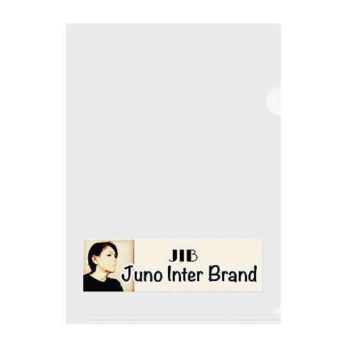 JNBブランドロングロゴアイテム Clear File Folder