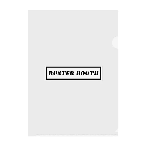 BUSTER BOOTH オリジナルグッズ クリアファイル