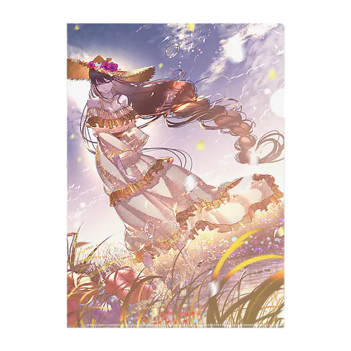 クリアファイル　夏の妖精 Clear File Folder