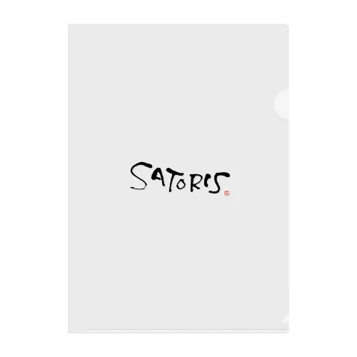 SATORIS Clear File Folder