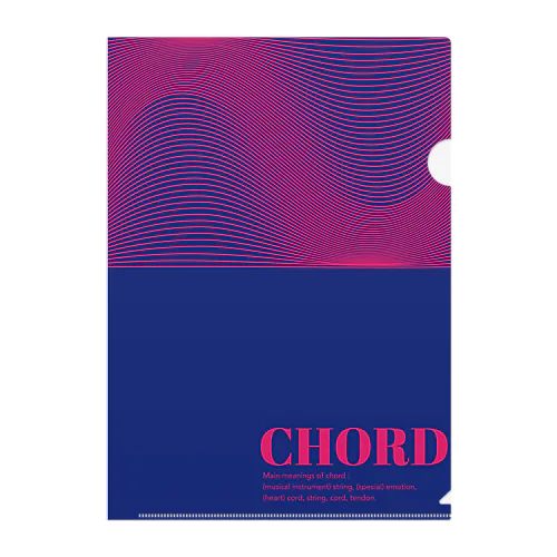 CHORD-3 Clear File Folder