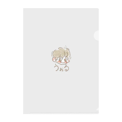 うぉるくんのグッズ Clear File Folder