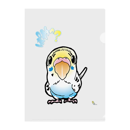 インコのアケビさん　ずいっ！なのだ！ Clear File Folder