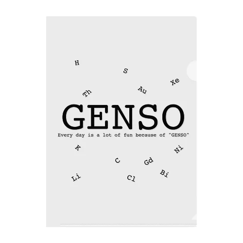 GENSO クリアファイル