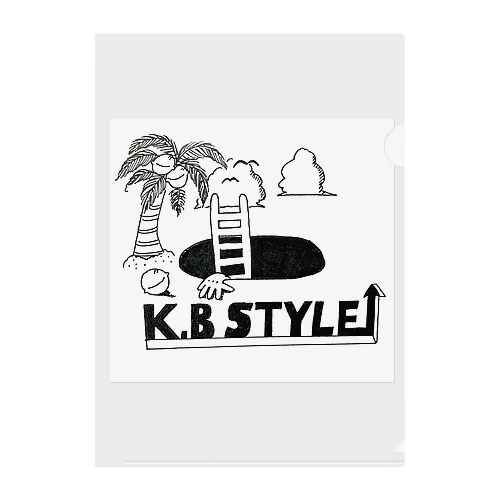 K.B STYLE クリアファイル