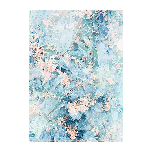 Osmanthus Rain Clear File Folder