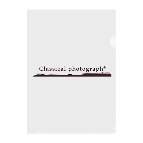 Classical photograph®︎ ロゴ クリアファイル