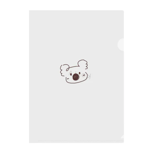 こあらちゃんグッズ Clear File Folder