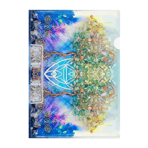 世界 Clear File Folder