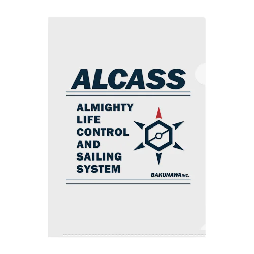 「ALCASS」グッズ Clear File Folder