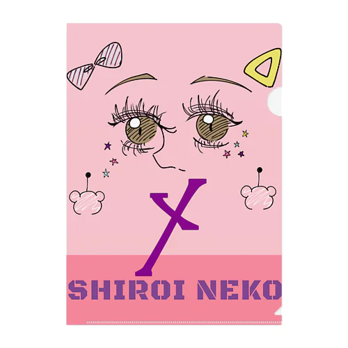 shiroineko 3 Clear File Folder