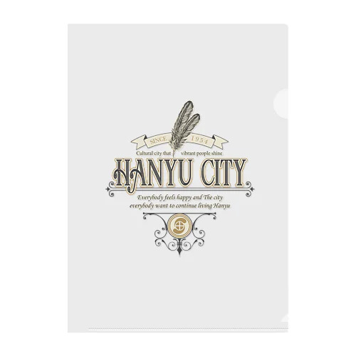 HANYU-CITY Clear File Folder