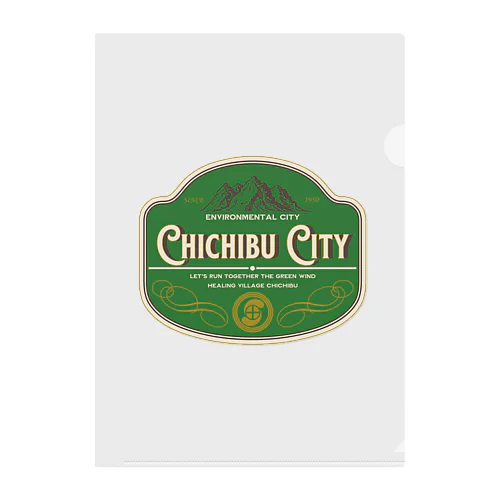 CHICHIBU-CITY Clear File Folder