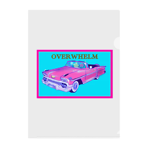 CAR pink クリアファイル