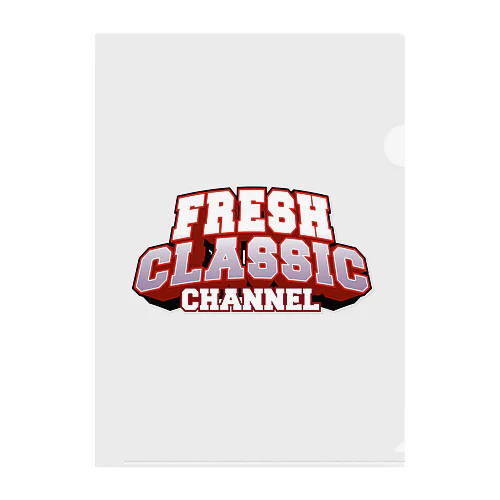 FRESH CLASSIC CHANNEL LOGO Clear File Folder