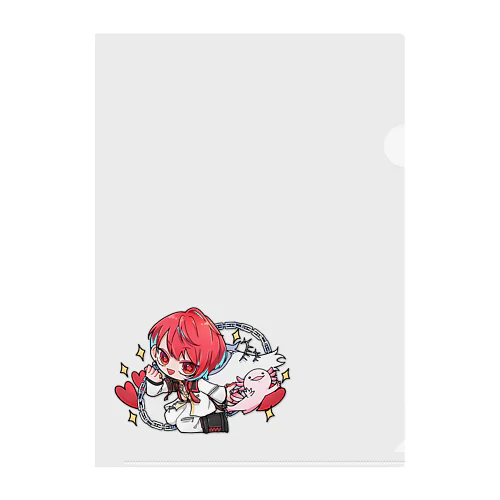 白夜と一緒!! クリアファイル Clear File Folder