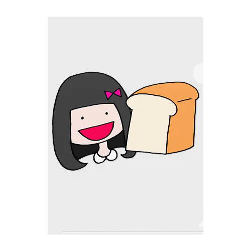 ためちゃんとパン Clear File Folder