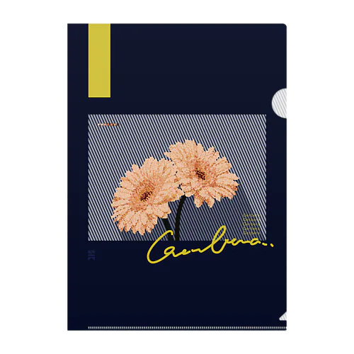 mosaic gerbera file 04 Clear File Folder