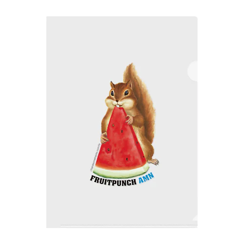 FRUITPUNCH ADM_watermelon Clear File Folder