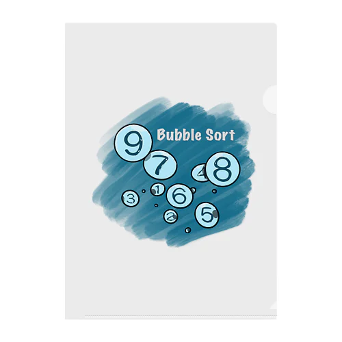 BubbleSort クリアファイル