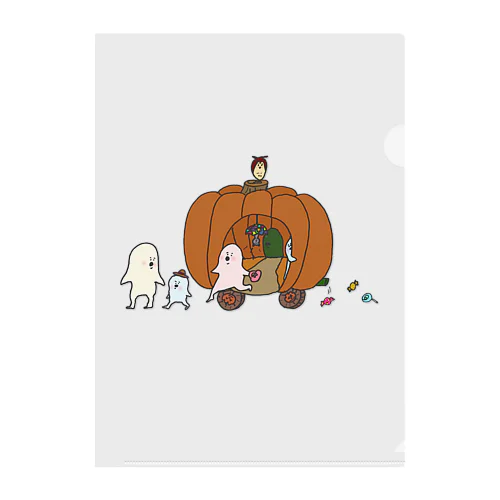 ぱくぱく村のハロウィン Clear File Folder