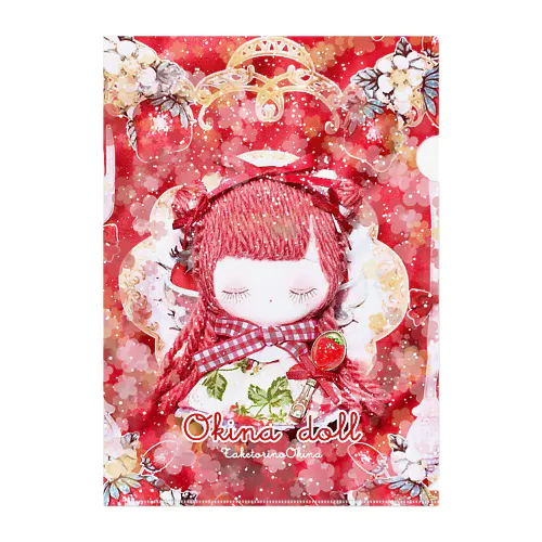 Okina doll StrawberryDoll クリアファイル