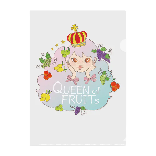 queen of fruits クリアファイル