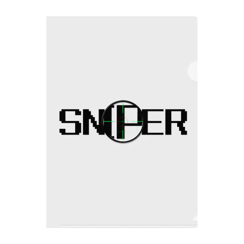 SNIPER(英字＋１シリーズ) クリアファイル