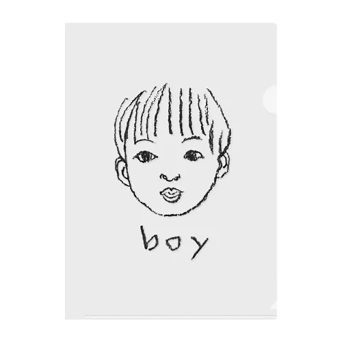 boy Clear File Folder