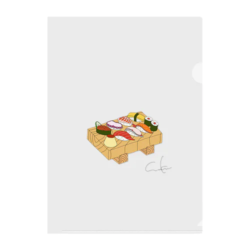 お寿司 클리어파일
