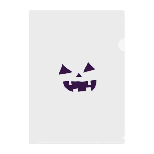 ハロウィンおばけカボチャ🎃 Clear File Folder