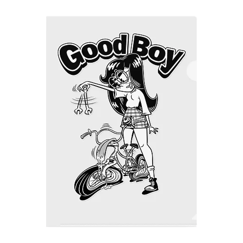 "Good Boy" クリアファイル