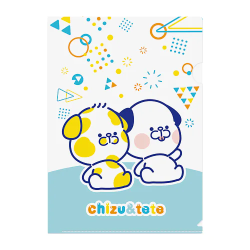 chizu & tete Clear File Folder