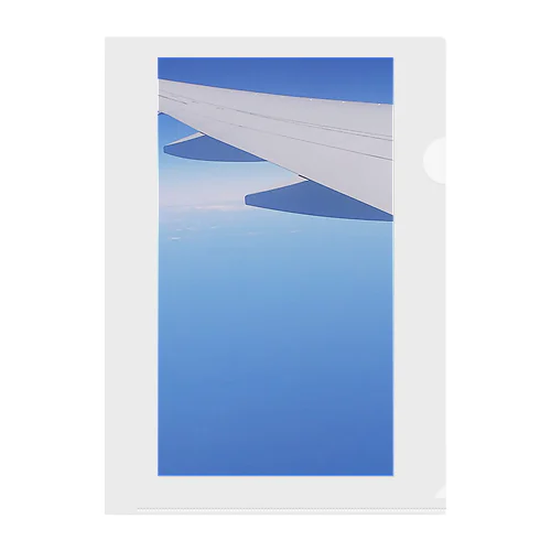 飛行機の窓から Clear File Folder