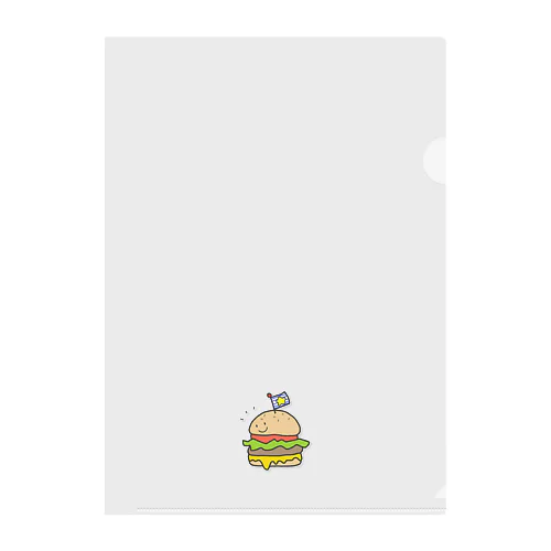 ハンバーガー Clear File Folder