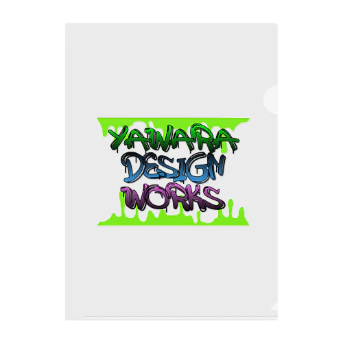 YAWARA Design Works Clear File Folder