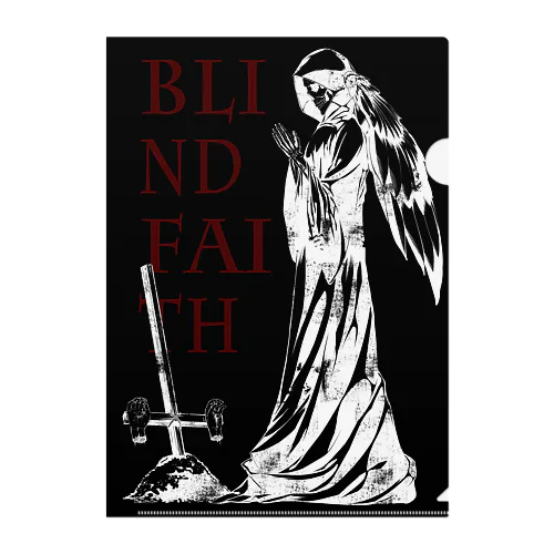 BLIND FAITH Clear File Folder